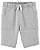 Bermuda Infantil Menino Carters Cinza Algodão - Imagem 1