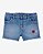 Shorts Infantil Menina Oshkosh Jeans Bordado Flor - Imagem 1