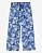 Calça Wide Leg Infantil Menina Oshkosh Azul Flores - Imagem 1
