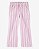 Calça Wide Leg Infantil Menina Oshkosh Lilás Listras - Imagem 1