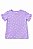 Camiseta Infantil Menina Pekkle Lilás Borboletas - Imagem 1