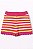 Shorts Infantil Menina Jessica Simpson Crochê Listras Coloridas - Imagem 1