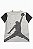 Camiseta Infantil Menino Air Jordan Cinza Logo - Imagem 1