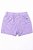 SHORTS INFANTIL MENINA PEKKLE LILÁS DETALHE BOLSO - Imagem 1