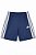 BERMUDA INFANTIL MENINO ADIDAS AZUL LISTRAS BEGE DRY FIT - Imagem 1