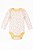 BODY INFANTIL MENINA OKIE DOKIE MANGA LONGA FLORES AMARELO - Imagem 1