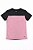 CAMISETA INFANTIL MENINO RBX PRETA E ROSA - Imagem 1