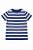CAMISETA INFANTIL MENINO STITCH STONE AZUL LISTRAS - Imagem 1