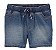 BERMUDA INFANTIL MENINO CARTERS JEANS CORDÃO AZUL LISTRAS - Imagem 1