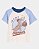 CAMISETA INFANTIL MENINO CARTERS BEGE COM AZUL DINO - Imagem 1