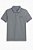 CAMISETA INFANTIL MENINO CALVIN KLEIN GOLA POLO CINZA DETALHE ROXO - Imagem 1