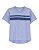 CAMISETA INFANTIL MENINO CARTERS AZUL LISTRAS - Imagem 1