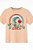 CAMISETA INFANTIL MENINA VOLCOM MANGA CURTA LARANJA FLORAL - Imagem 1