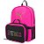 MOCHILA COM LANCHEIRA ROSA E PRETO PUMA - Imagem 1