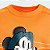 MOLETINHO INFANTIL ADIDAS LARANJA MICKEY ALGODÃO - Imagem 2