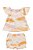 CONJUNTO INFANTIL MENINA CARTERS 2 PEÇAS REGATA E SHORTS LARANJA - Imagem 1