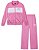 CONJUNTO INFANTIL MENINA PUMA 2 PEÇAS JAQUETA E LEGGING ROSA DRY FIT - Imagem 1