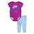 CONJUNTO INFANTIL MENINA NIKE 2 PEÇAS BODY TIE DYE LEGGING AZUL - Imagem 1