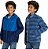JAQUETA INFANTIL MENINO EDDIE BAUER DUPLA FACE AZUL MARINHO E LISTRADA - Imagem 1