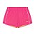 Shorts Infantil Menina Puma Pink com Logo Neon - Imagem 2
