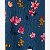 MACACÃO INFANTIL MENINA CARTERS AZUL MARINHO COM FLORES MANGA CURTA - Imagem 2