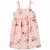 VESTIDO INFANTIL MENINA OSHKOSH ROSÊ COM FLORES E RENDA NEON - Imagem 1