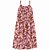 VESTIDO INFANTIL MENINA CARTERS MARROM COM FLORES ROSA - Imagem 1