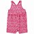 ROMPER INFANTIL MENINA CARTERS BRANCO COM FLORES PINK - Imagem 1