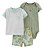 CONJUNTO INFANTIL MENINO CARTERS 3 PEÇAS BODY TUCANO BERMUDA FLORAL - Imagem 1