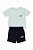 CONJUNTO MENINO PUMA 2 PEÇAS CAMISETA VERDE E BERMUDA - Imagem 1