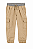 CALÇA INFANTIL MENINO CARAMELO BOLSO LATERAL CÓS CINZA - Imagem 1