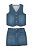 CONJUNTO MENINA 2 PEÇAS OSHKOSH COLETE E SAIA JEANS - Imagem 2