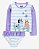 CONJUNTO INFANTIL MENINA BLUEY 2 PEÇAS CAMISETA MANGA LONGA + CALCINHA PRAIA - Imagem 1