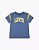 CAMISETA INFANTIL MENINO LEVI?S AZUL MANGA CURTA ESTAMPA AMARELA - Imagem 1