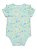 BODY INFANTIL MENINA GARANIMALS VERDE COM FLORES IMPORTADO - Imagem 1