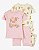 PIJAMA INFANTIL MENINA CARTER?S 4 PEÇAS ROSA FAZENDA GALINHA - Imagem 1