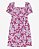 VESTIDO INFANTIL MENINA CARTER?S FLORAL FRANZIDO ROSA - Imagem 2