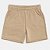 BERMUDA INFANTIL MENINO PEKKLE BEGE ALGODÃO CONFORTÁVEL - Imagem 1