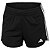 SHORTS INFANTIL MENINA ADIDAS PRETO DRY FIT - Imagem 1