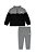 CONJUNTO INFANTIL HURLEY JAQUETA E CALÇA DRY FIT CINZA/PRETO - Imagem 1