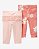 KIT 2 CALÇAS INFANTIL MENINA CARTER?S LARANJA FLOR E ROSA BABADO - Imagem 2