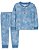PIJAMA CARTER?S 2 PEÇAS AZUL TIE DYE ? MACIO E ESTILOSO - Imagem 1