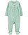 MACACÃO INFANTIL MENINA CARTERS ALGODÃO CANELADO VERDE ÁGUA - Imagem 1
