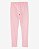 CALÇA LEGGING INFANTIL MENINA CANELADA ROSA CONFORTÁVEL E ESTILOSA - Imagem 1