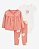 CONJUNTO INFANTIL MENINA CARTERS 3 PEÇAS CARDIGAN BORDADO BODY CALÇA - Imagem 1