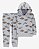 CONJ CARTERS 2 PÇS MOLETOM CINZA DINO ROUPA INFANTIL - Imagem 1
