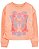 ROUPA INFANTIL MENINA CARTERS BLUSA MOLETOM LARANJA BORBOLETA - Imagem 1