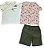 CONJUNTO BEARPAW 3 PEÇAS INFANTIL COM BERMUDA VERDE MENINO - Imagem 2