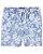 BERMUDA CARTERS INFANTIL AZUL ESTAMPA DE FOLHAS MENINO VERÃO - Imagem 1