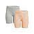 KIT 2 SHORTS WONDER NATION INFANTIL LARANJA BORBOLETA E CINZA - Imagem 1